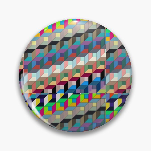 Item preview, Geometric Cube Color Palette from Movies designed and sold by flyrocket.