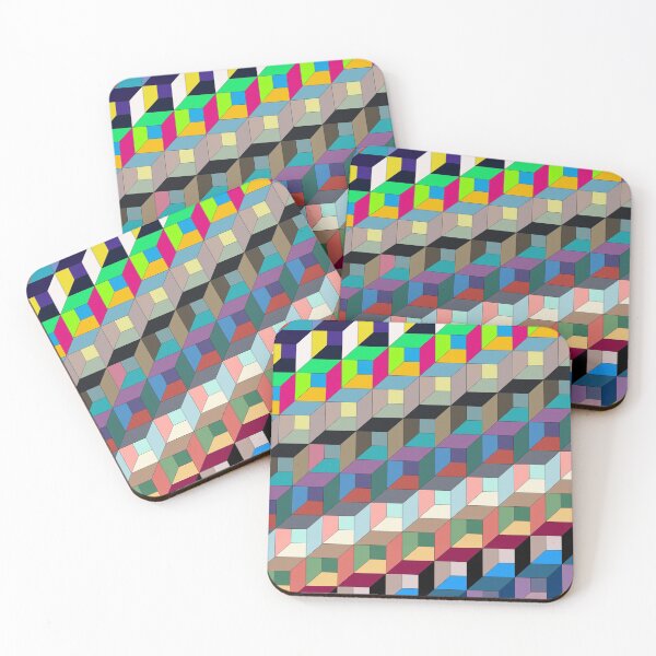 Item preview, Geometric Cube Color Palette from Movies designed and sold by flyrocket.