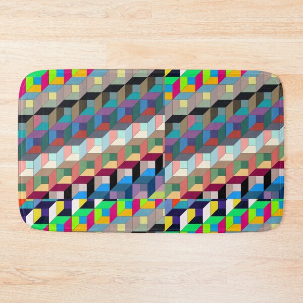 Item preview, Geometric Cube Color Palette from Movies designed and sold by flyrocket.