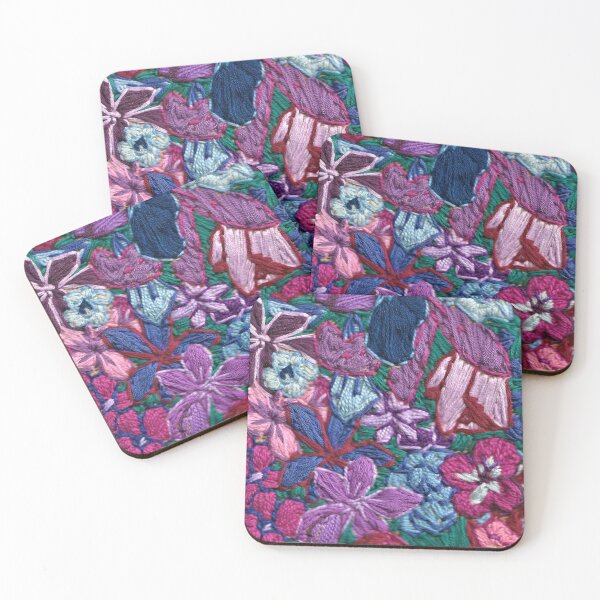 Item preview, Embroidered Flowers designed and sold by Kyleacharisse.