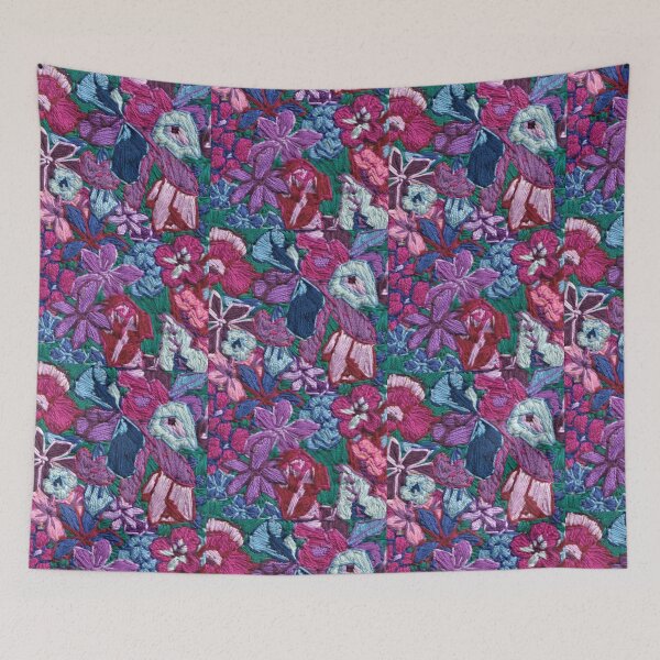 Item preview, Embroidered Flowers designed and sold by Kyleacharisse.