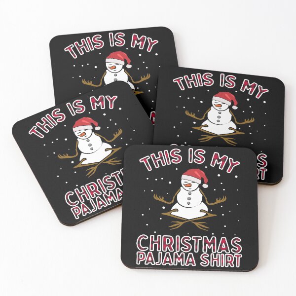 Item preview, Funny Christmas Yoga Gift - Pajamas Santa Hat Xmas Zen Snow designed and sold by VDKMerch.