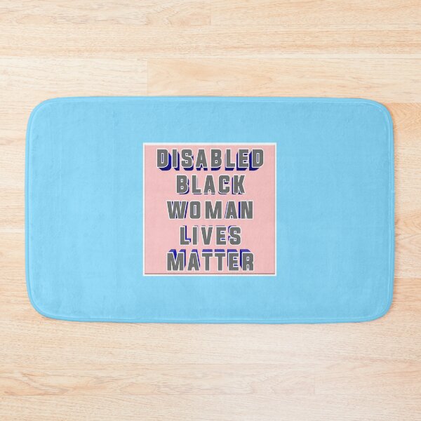 Item preview, Disabled black woman lives matter 019 designed and sold by ITALY-Roselli-.