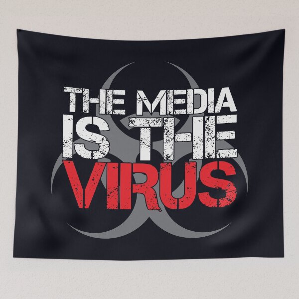 Item preview, The Media Is The Virus designed and sold by SweetLog.