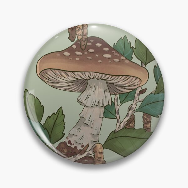 Item preview, Amanita rubescens botanical illustration designed and sold by Wieskunde.