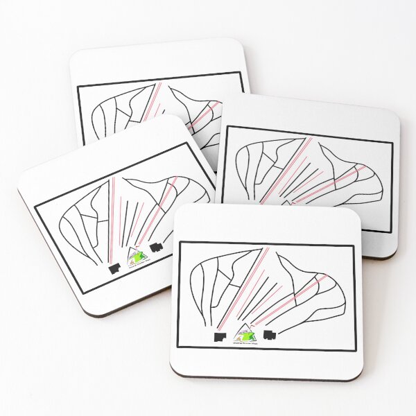 Item preview, Christmas Mountain Trail Map Artwork designed and sold by juliak108.