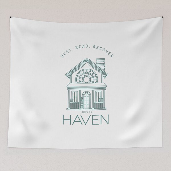 Item preview, Library Haven Bookobsessed designed and sold by PrintBrint.