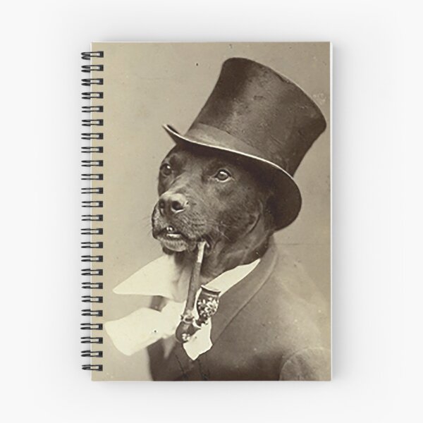 Item preview, Classy Top Hat Tuxedo Dog with Pipe designed and sold by madssondre.