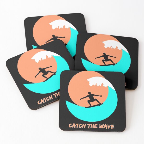 Item preview,  Surfer on the surf board and sunset #1 designed and sold by orangerinka.