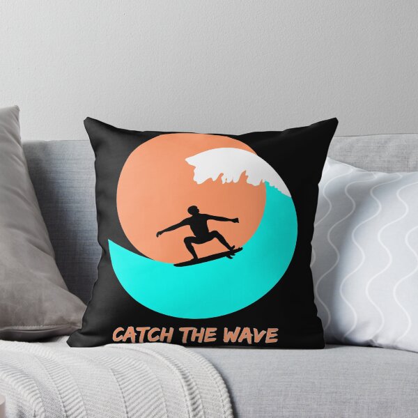 Item preview,  Surfer on the surf board and sunset #1 designed and sold by orangerinka.