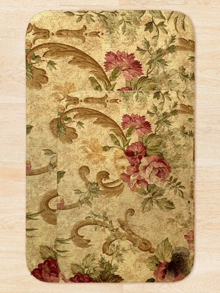 Alternate view of Vintage,tapestry,floral,elegant,victorian,rustic,grunge,elegant,chic Bath Mat