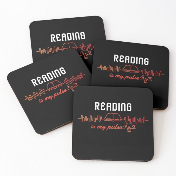Item preview, Reading Is My Pulse - Bookobsessed designed and sold by PrintBrint.