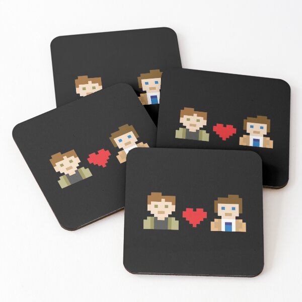Item preview, Destiel pixels designed and sold by JahayTheFoxAO.