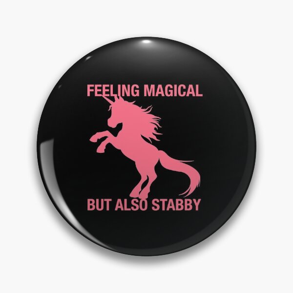Item preview, Feeling magical but also stabby cute unicorn christmas designed and sold by chadtees.