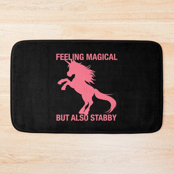 Item preview, Feeling magical but also stabby cute unicorn christmas designed and sold by chadtees.