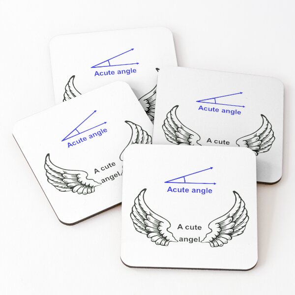 Item preview, Acute Angle vs A Cute Angel designed and sold by AhMath.