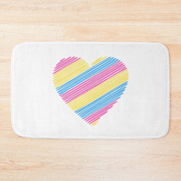 Item preview, Pansexual heart flag designed and sold by MarcyRangel.