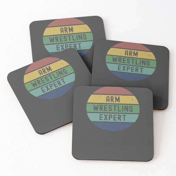 Item preview, Arm Wrestling Expert - Cool Distressed Sunset Novelty Graphic designed and sold by Dorkification.