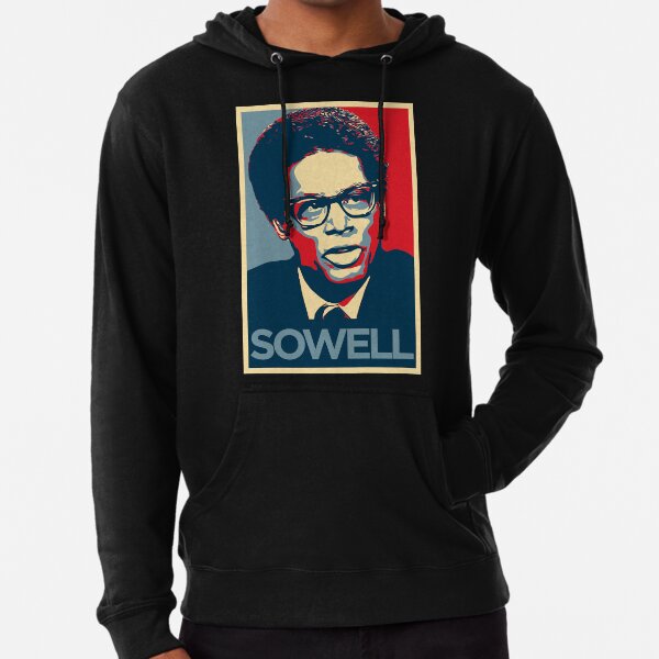 Thomas Sowell in color Lightweight Hoodie