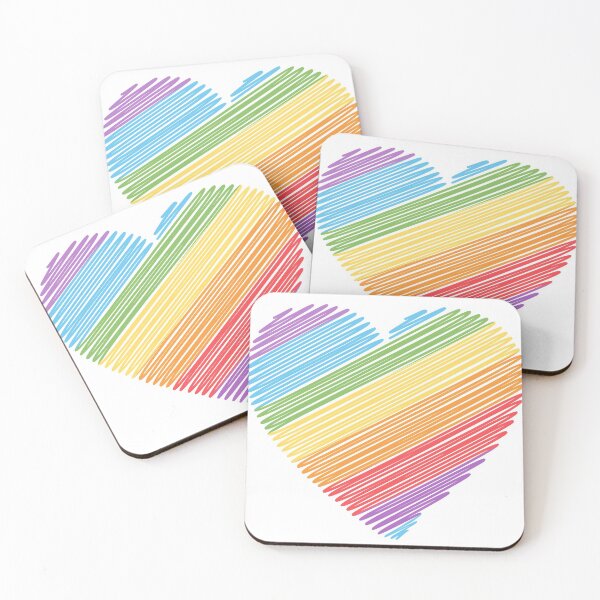 Item preview, LGBT heart flag designed and sold by MarcyRangel.