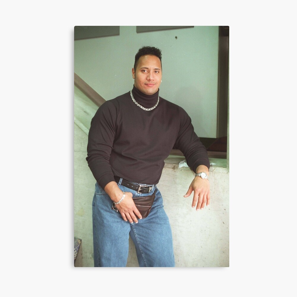 Dwayne The Rock Johnson: Classic 90's Turtleneck Photo IPad Case Skin ...