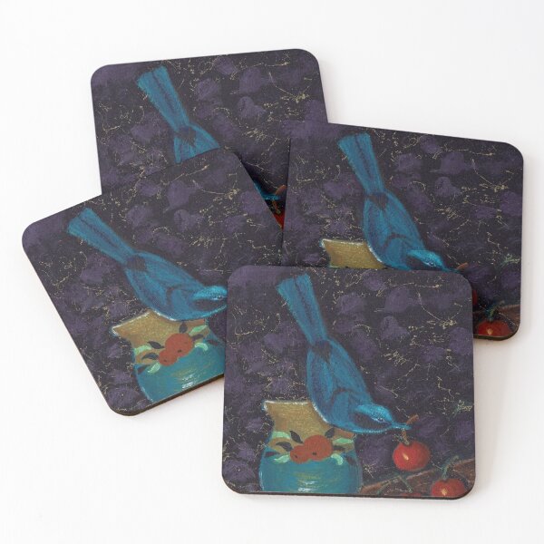 Item preview, Beautiful Painting: Blue Bird and Cherries designed and sold by factory88.