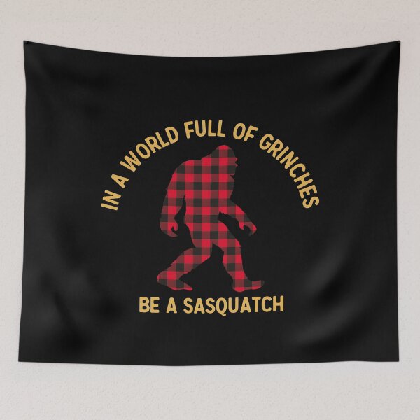 Item preview, In a world full of Grinches be a sasquatch Funny Christmas in quarantine designed and sold by tinypurpleland.