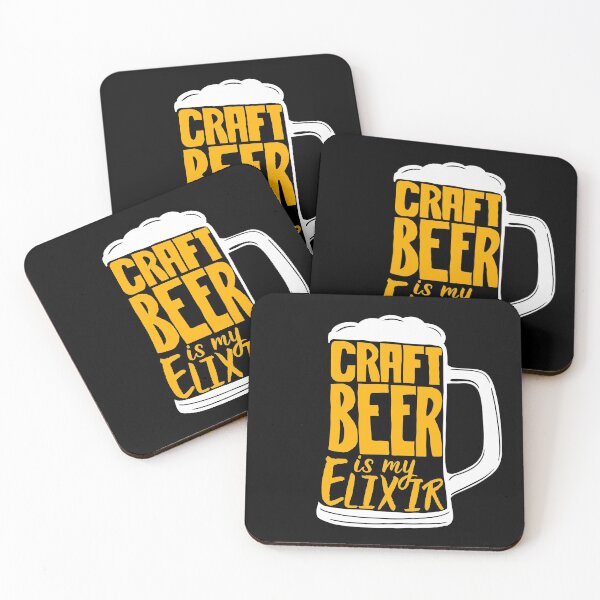Item preview, CRAFT BEER is my ELIXIR - great motto for beer lovers! designed and sold by TM-Multidesign.