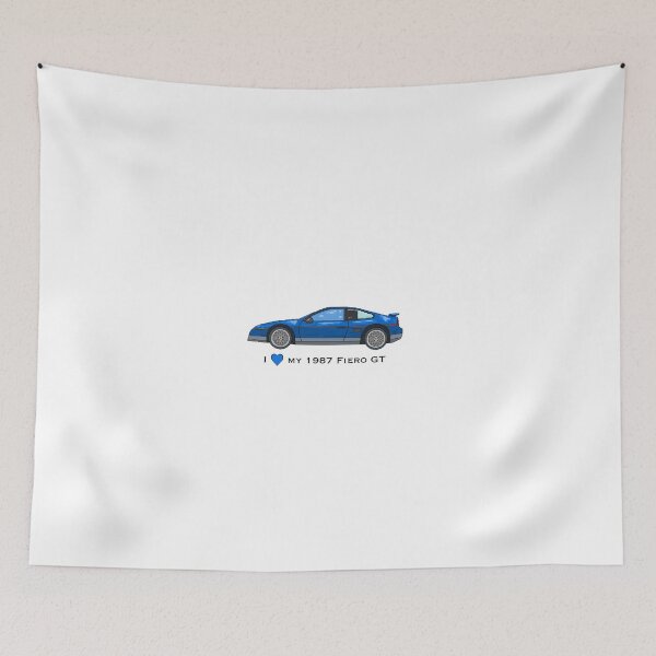 Item preview, I Love My Blue 1987 Fiero GT designed and sold by copperhens.