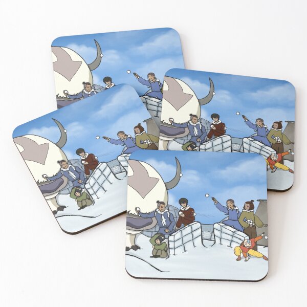 Item preview, Gaang snowball fight designed and sold by PeonyFlowerArt.