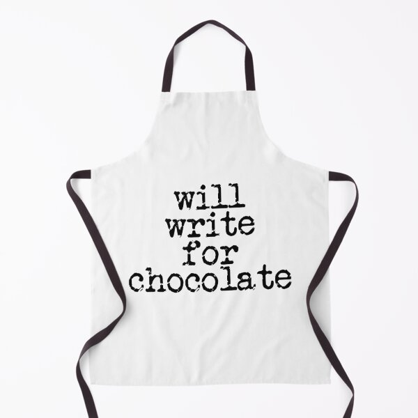 Item preview, will write for chocolate in black designed and sold by TeaRoseWriter.