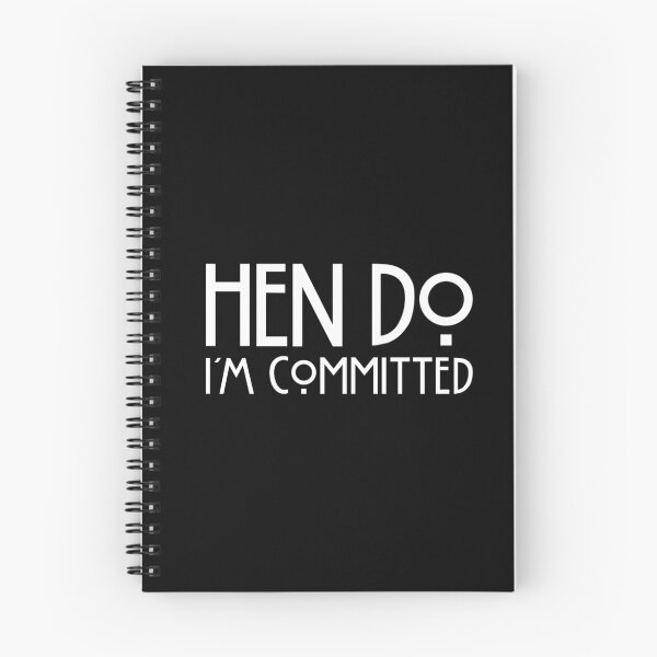 Item preview, I'm Committed - Hen Do designed and sold by Laura Eyres.