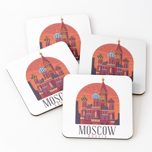 Artikelvorschau, Moskau Russland Skyline Design entworfen und verkauft von gnunes81.