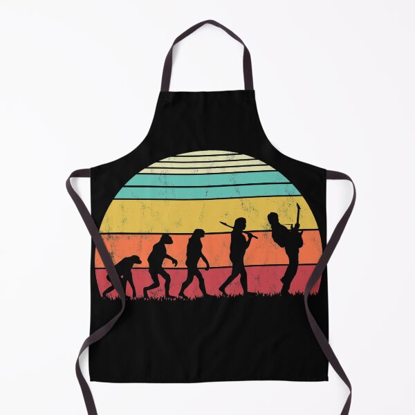 Item preview, Guitar Retro Vintage Guitarist Evolution Musician designed and sold by majuga.