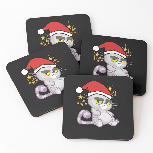 Item preview, Christmas Grumpy Cat designed and sold by Cloudpainter.