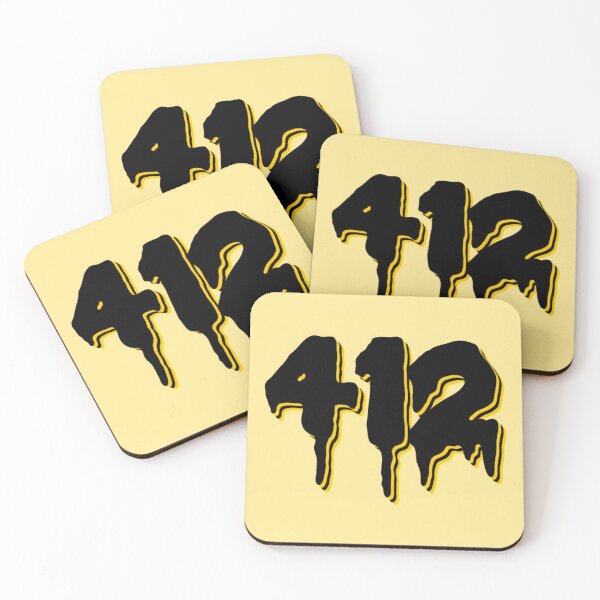 Item preview, 412 black and yellow drip designed and sold by Julia Santos.