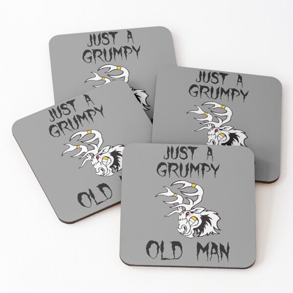 Item preview, Just A Grumpy Old Man. A Drawing Of A Mad Deer / Buck designed and sold by Oaks Creations.
