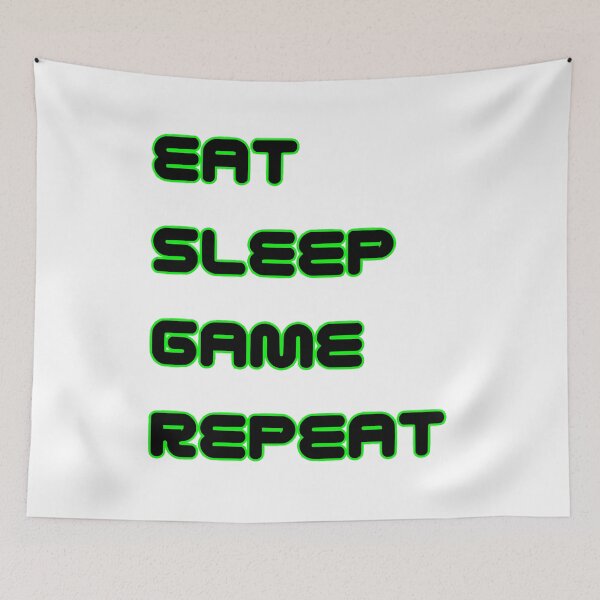 Item preview, EAT. SLEEP. GAME. REPEAT designed and sold by OMdesigns93.