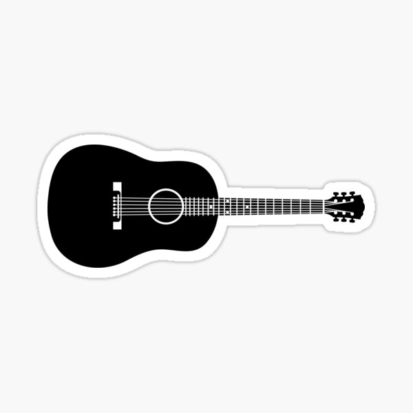 9 tlg Gitarre Musik Rockabilly Wa Set: Wandtattoo / Sticker / Fensterbilder 