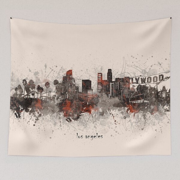 Item preview, los angeles skyline designed and sold by BekimART2.