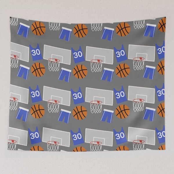 Item preview, Basketball pattern designed and sold by Oodles of  Doodles.