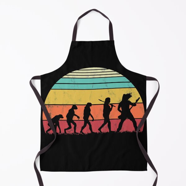 Item preview, Guitar Retro Vintage Guitarist Evolution Musician designed and sold by majuga.