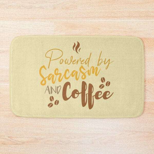 Item preview, Powered by Sarcarsm and Coffee designed and sold by Avgeek21.