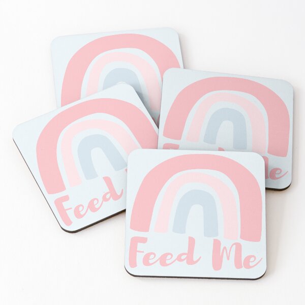 Item preview, Feed Me Aesthetic Pink Rainbow designed and sold by Danielle Slade.