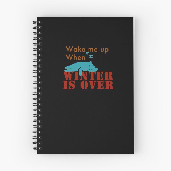 Item preview, Wake me up when winter is over funny designed and sold by Redchilly.