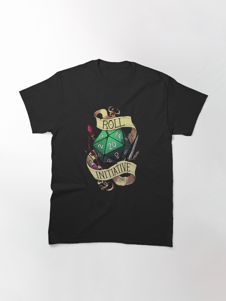 Alternate view of Roll Initiative Classic T-Shirt