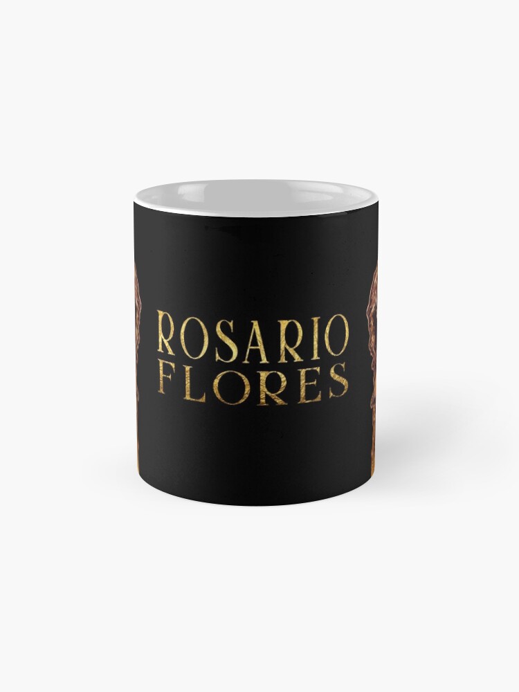 Vista alternativa de Taza Rosario Flores Micrófono Oro