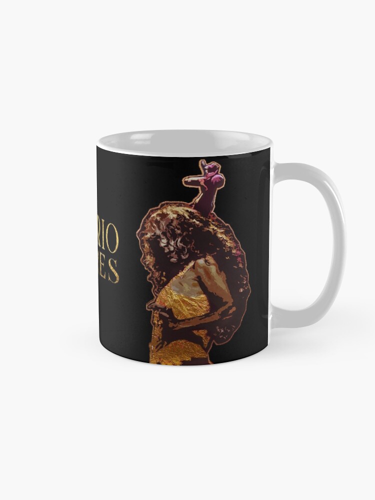 Vista alternativa de Taza Rosario Flores Micrófono Oro