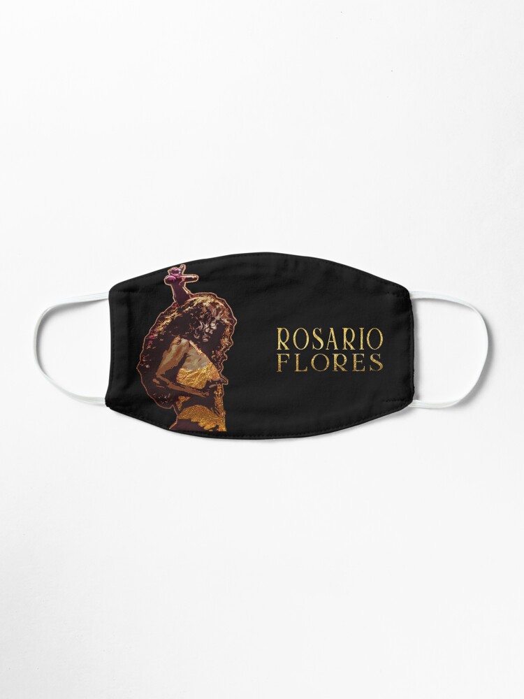 Vista alternativa de Mascarilla Rosario Flores Micrófono Oro