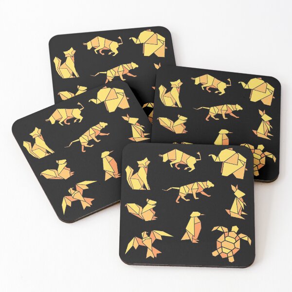 Item preview, Yellow origami animals designed and sold by InyasArt.